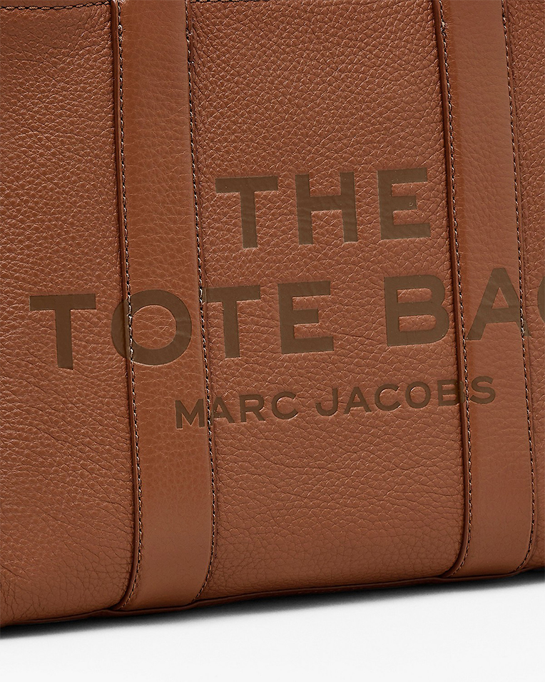 Сумка Marc Jacobs The Leather Medium Tote Bag, зерниста шкіра карамель 34x15х27 см H004L01PF21212 Сумка Marc Jacobs The Leather Medium Tote Bag, зерниста шкіра карамель 34x15х27 см H004L01PF21212