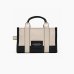 Сумка Marc Jacobs The Colorblock Leather Small, тоут зернистая кожа серо бежевый 26x13х21 см H006L01RE22112