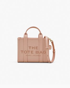 Сумка Marc Jacobs Leather Small Tote Bag, тоут зерниста шкіра рожевий 26x13х21 см H009L01SP21 624