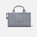 Сумка Marc Jacobs Leather Small Tote Bag, тоут зерниста шкіра сірий 26x13х21 см H009L01SP21050