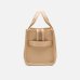 Сумка Marc Jacobs Leather Small Tote Bag, тоут зерниста шкіра бежевий 26x13х21 см H009L01SP21230