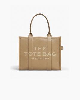 Сумка Marc Jacobs Leather Large Tote Bag, тоут зерниста шкіра бежевий 42x16х34 см H020L01FA21 230