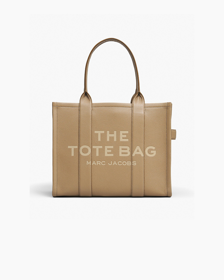 Сумка Marc Jacobs The Leather Large Tote Bag, тоут зернистая кожа бежевый 42x16х34 см H020L01FA21 230