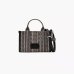 Сумка Marc Jacobs The Monogram Micro Tote, тоут бежевий жаккард 18x10х15 см H021M06RE22