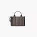Сумка Marc Jacobs The Monogram Micro Tote, тоут жаккард бежевый 18x10х15 см H021M06RE22