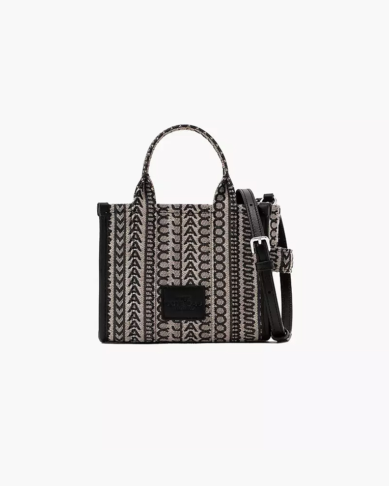 Сумка Marc Jacobs The Monogram Micro Tote, тоут бежевий жаккард 18x10х15 см H021M06RE22