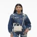 Сумка Marc Jacobs The Leather CrossbodyTote Bag, тоут білий зерниста шкіра 18x10х15 см H053L01RE22 140