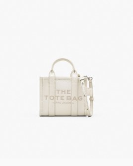 Сумка Marc Jacobs The Leather CrossbodyTote Bag, тоут білий зерниста шкіра 18x10х15 см H053L01RE22 140