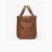 Сумка Marc Jacobs The Leather Micro Tote Bag, тоут зернистая кожа карамель 18x10х15 см H053L01RE22-212