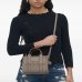 Сумка Marc Jacobs The Leather Micro Tote Bag, тоут зернистая кожа серо бежевый 18x10х15 см H053L01RE22055
