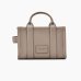 Сумка Marc Jacobs The Leather Micro Tote Bag, тоут зернистая кожа серо бежевый 18x10х15 см H053L01RE22055