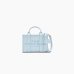 Сумка Marc Jacobs The Leather Crossbody Tote Bag, тоут зернистая кожа голубой 18x10х15 см H053L01RE22465