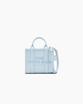 Сумка Marc Jacobs Leather Crossbody Tote Bag, тоут зерниста шкіра блакитний 18x10х15 см H053L01RE22465