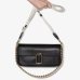 Сумка Marc Jacobs The J Marc Shoulder Bag, через плечо гладкая кожа черный 25x5х16 см H956L01PF22001