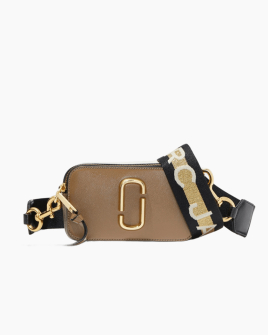 Сумка Marc Jacobs The Snapshot, через плече темно бежевий шкіра 18x6х10 см M0014146-064