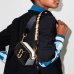 Сумка Marc Jacobs The Snapshot New Black Multi через плечо гладкая кожа черный 18x6х11 см M0014146-003