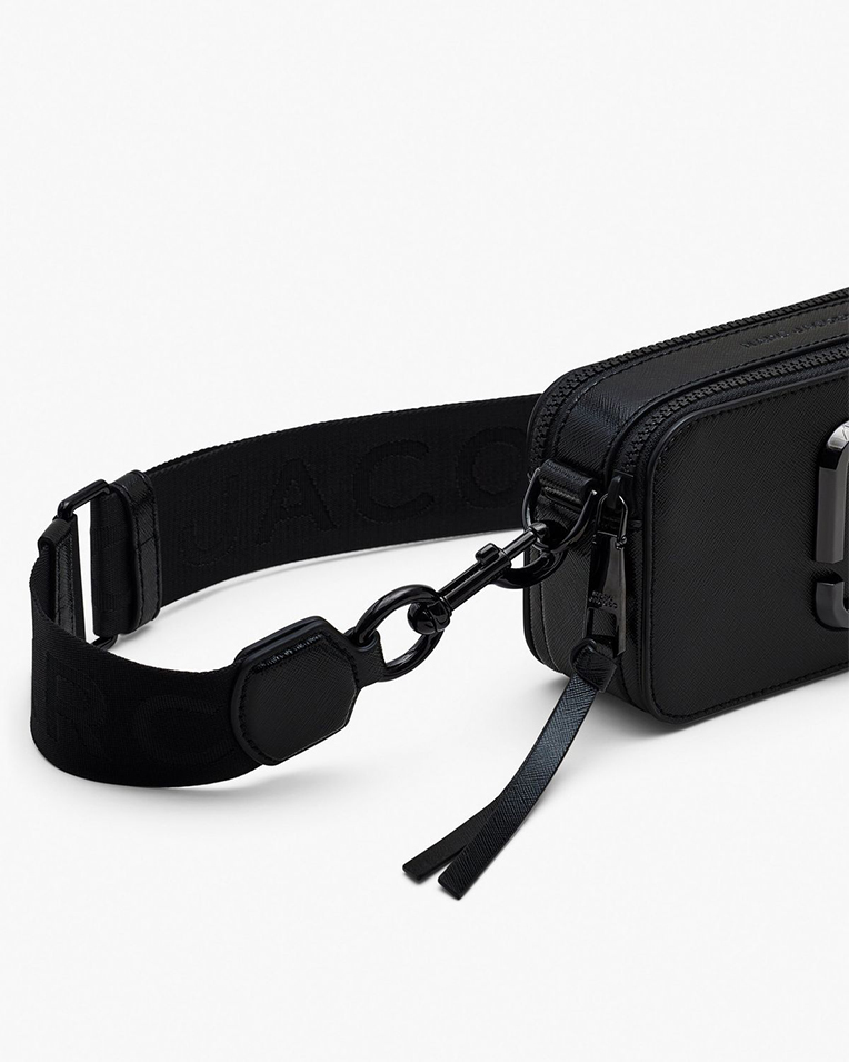 Сумка Marc Jacobs The Snapshot, через плечо кожа черный 18x6х10 см M0014867-001