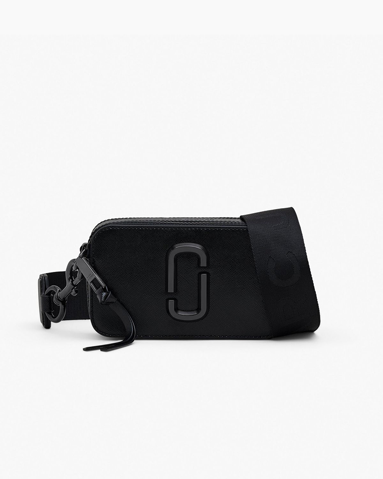 Сумка Marc Jacobs The Snapshot, через плечо кожа черный 18x6х10 см M0014867-001