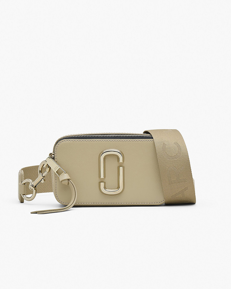 Сумка Marc Jacobs The Snapshot DTM, через плечо гладкая кожа хаки 18x6х11 см M0014867-223