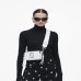 Сумка Marc Jacobs Snapshot DTM, через плече гладка шкіра білий 18x6х11 см M0014867100