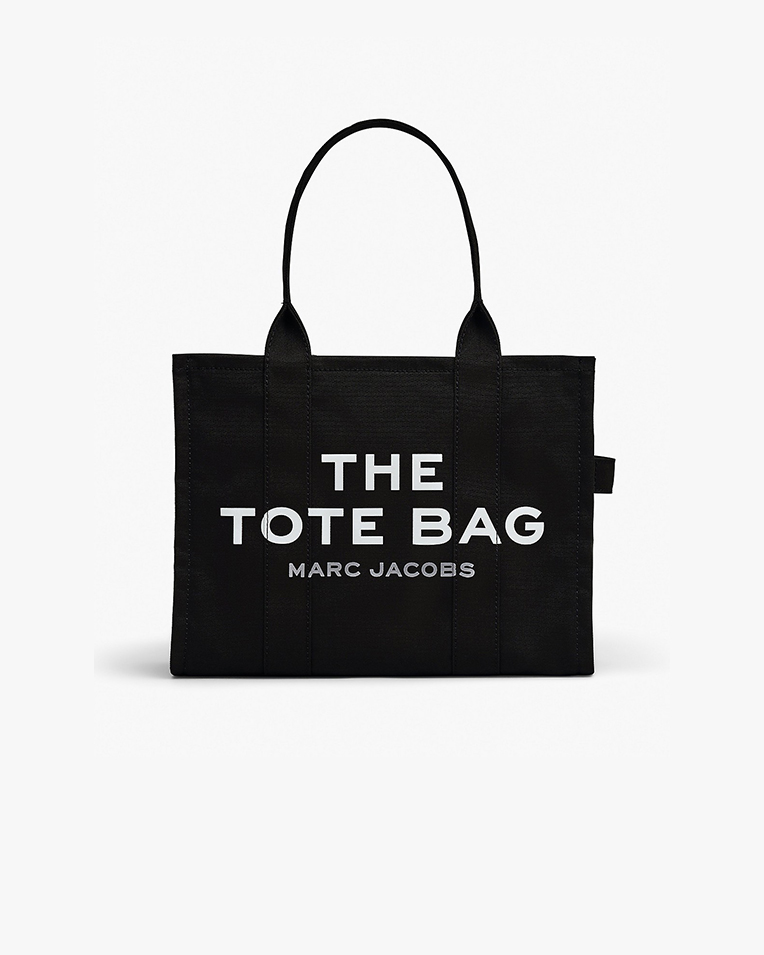 Сумка Marc Jacobs The Canvas Large Tote Bag, тоут текстиль черная 42x16х34 см M0016156001