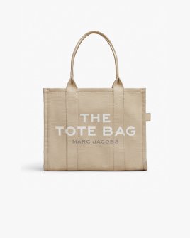 Сумка Marc Jacobs Canvas Large Tote Bag, тоут бежева текстиль 42x16х34 см M0016156260