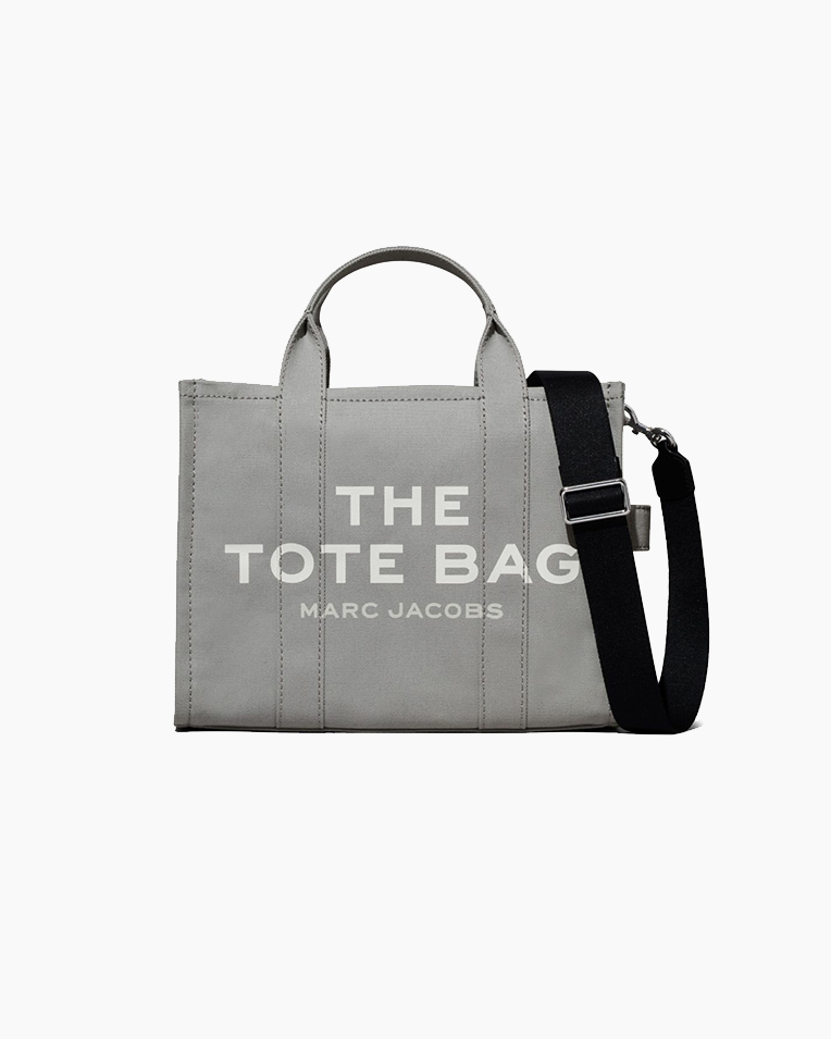 Сумка Marc Jacobs The Canvas Medium Tote Bag, тоут текстиль серый 34x15х27 см M0016161050