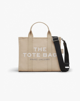 Сумка Marc Jacobs The Canvas Medium Tote Bag, тоут текстиль бежевая 34x15х27 см M0016161260