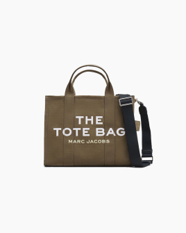 Сумка Marc Jacobs Canvas Medium Tote Bag, зелений текстиль 34x15х27 см M0016161372