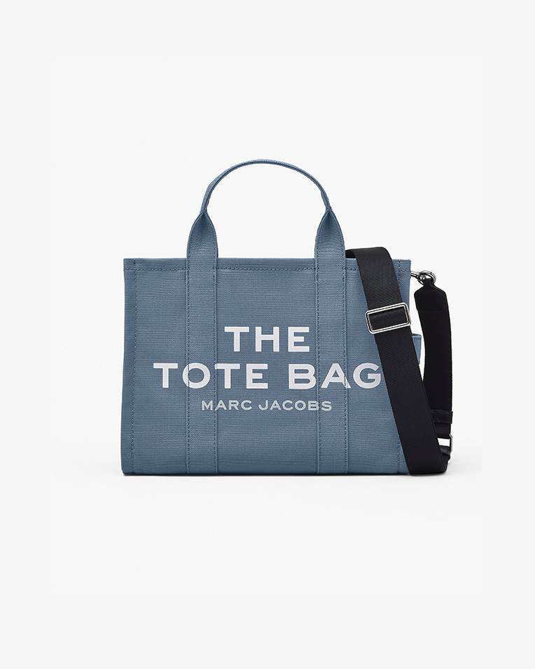 Сумка Marc Jacobs The Canvas Medium Tote Bag, тоут текстиль голубой 34x15х27 см M0016161481 