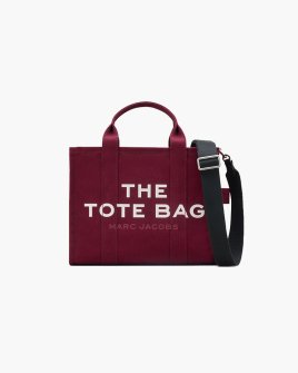 Сумка Marc Jacobs The Canvas Medium Tote Bag, тоут текстиль бордовый 34x15х27 см M0016161604