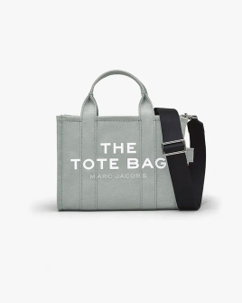 Сумка Marc Jacobs The Canvas Small Tote Bag через плече бавовна сірий 26x13х21 см M0016493050