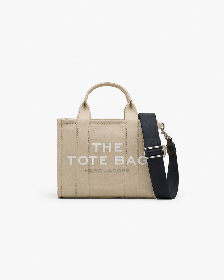 Сумка Marc Jacobs The Canvas Small Tote Bag, тоут через плечо хлопок бежевый 26x13х21 см M0016493260
