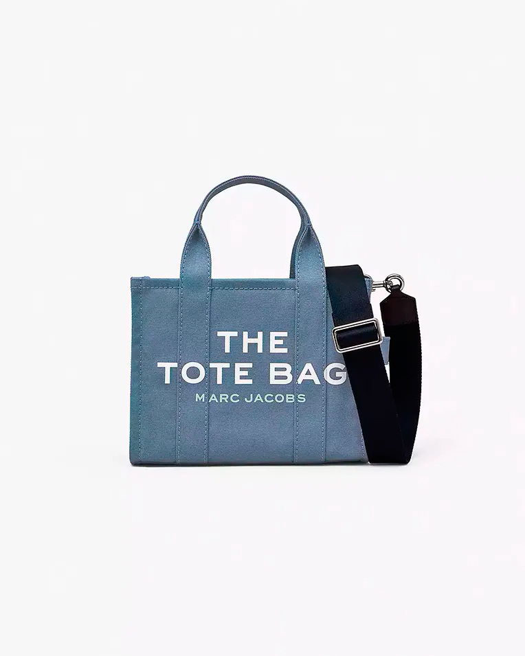 Сумка Marc Jacobs The Canvas Small Tote Bag через плече хлопок голубой 26x13х21 см M0016493481