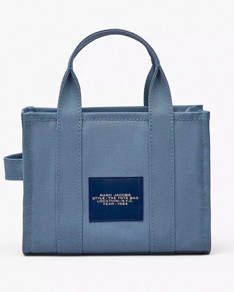Сумка Marc Jacobs The Canvas Small Tote Bag через плече хлопок голубой 26x13х21 см M0016493481