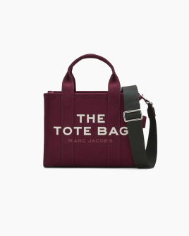 Сумка Marc Jacobs The Canvas Small Tote Bag через плече бавовна бордова 26x13х21 см M0016493604