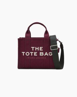 Сумка Marc Jacobs The Canvas Small Tote Bag через плече бавовна бордова 26x13х21 см M0016493604