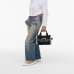 Сумка Marc Jacobs The Jacquard Small Tote Bag, тоут жаккард черный маленькая 26x13х21 см M0017025001