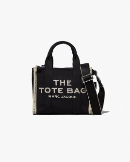Сумка Marc Jacobs The Jacquard Small Tote Bag, тоут жакард чорний маленька 26x13х21 см M0017025001