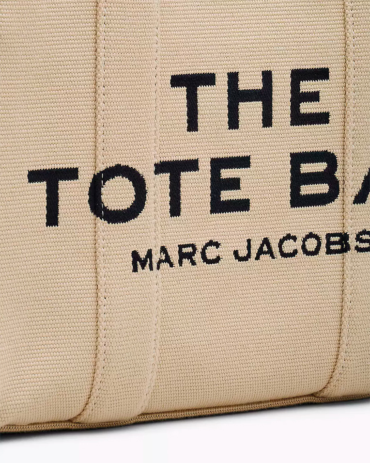 Сумка Marc Jacobs The Jacquard Medium Tote Bag, тоут жаккард бежевая 34x15х27 см M0017027263
