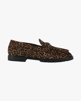 Жіночі туфлі лофери Pinko Nora 01 з логотипом леопардовий шкіра SD0435P088