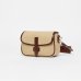 Сумка Max Mara Gapnew через плече текстиль із вставками шкіри бежевий 18x6x16 см WE5511025506002