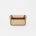 Сумка Max Mara Gapnew через плече текстиль із вставками шкіри бежевий 18x6x16 см WE5511025506002
