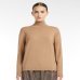 Женский гольф, водолазка Max Mara Kiku с шелка и шерсти карамельный 5366022600-004