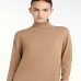 Женский гольф, водолазка Max Mara Kiku с шелка и шерсти карамельный 5366022600-004