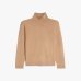Женский гольф, водолазка Max Mara Kiku с шелка и шерсти карамельный 5366022600-004