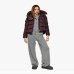 Женская утепленная куртка Pinko Giza бордовый 101602A2P6RR7