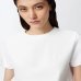 Женская футболка Pinko Start с вышитым логотипом белый 101752A2HNZ04