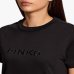 Женская футболка Pinko Start с вышитым логотипом черный 101752A2RDZ99