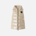 Жіночий утеплений жилет подовжений Pinko бежевий 103825-A11KD05